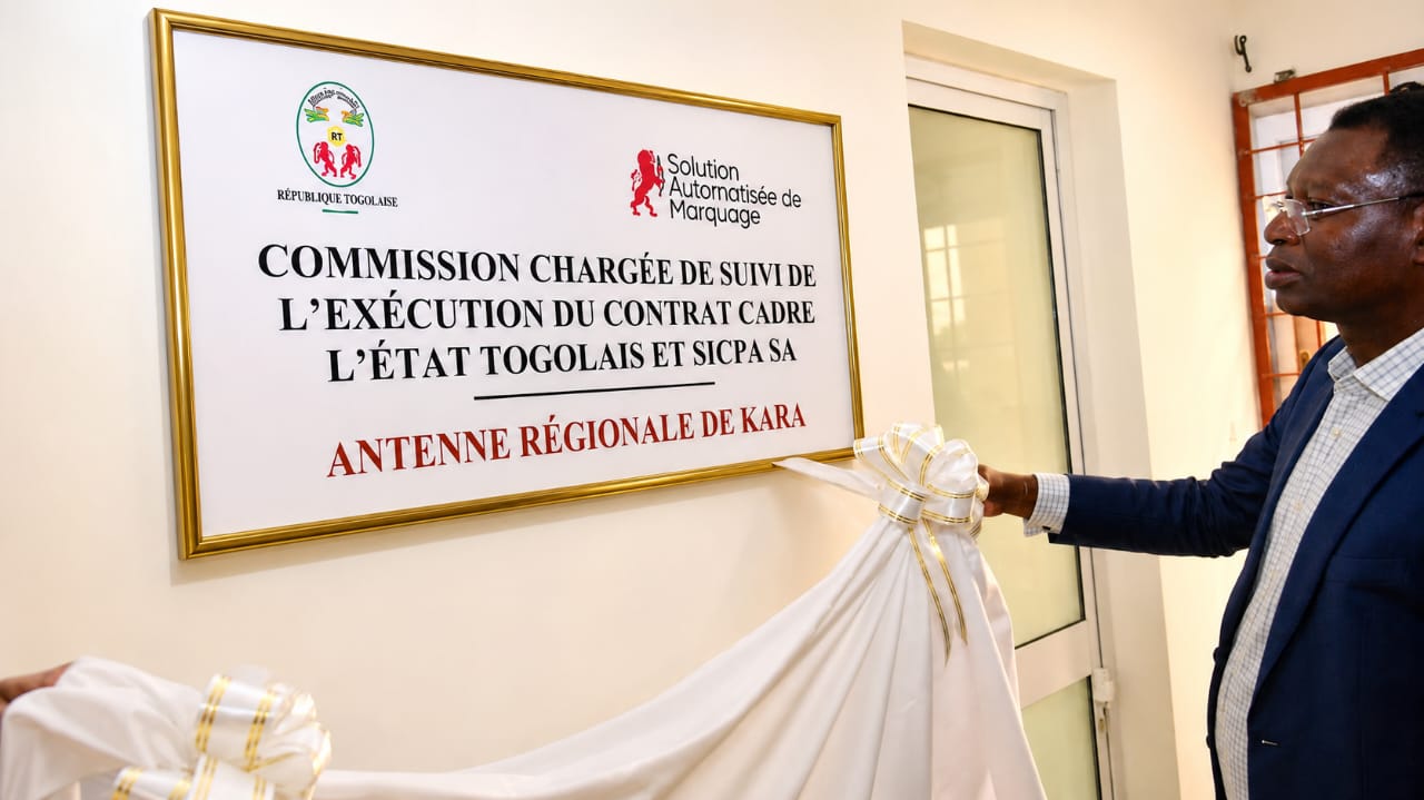 Marquage fiscal : Kara abrite la première antenne régionale de la Commission de suivi du contrat État-SICPA S.A