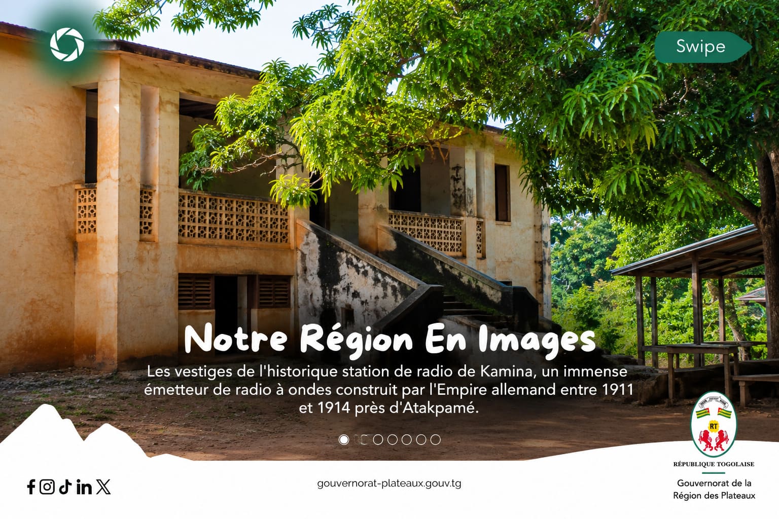Kamina : les vestiges d’une ancienne station de radio allemande au cœur du patrimoine des Plateaux