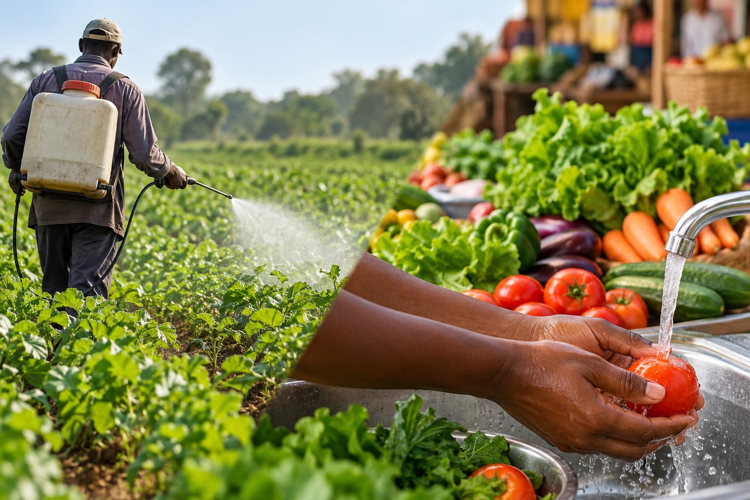 Pesticides au Togo : de la ferme à l’assiette, les enjeux d’un contrôle efficace